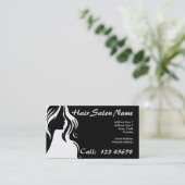 Friseursalon-Geschäfts-Thema-Sammlung Visitenkarte (Stehend Vorderseite)