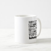 Friseursalon-Geschenk Kaffeetasse (VorderseiteRechts)