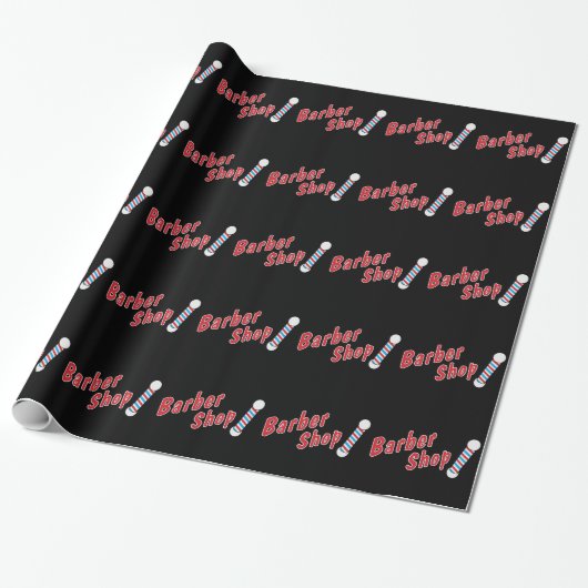 Friseursalon Geschenkpapier (Ungerollt)
