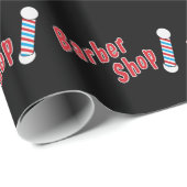 Friseursalon Geschenkpapier (Rolleneckpunkt)