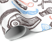 Friseursalon Geschenkpapier (Rolleneckpunkt)