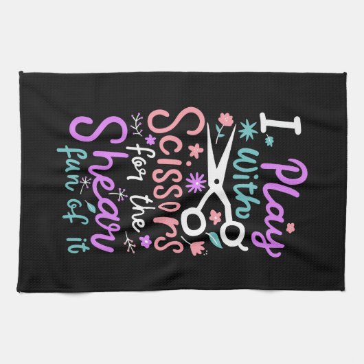 Friseursalon Geschirrtuch (Horizontal)