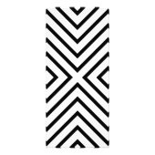 Friseursalon Goldschere Blumenstreifen Preisliste Werbekarte (Hinten)