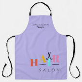 Friseursalon Großtypografie-Schere Schürze (Vorderseite)