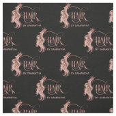 Friseursalon Haarbälgerschere Rosegment Stoff (Muster)