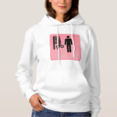 Friseursalon Icon Haarschnitt Kamm und Schere Hoodie (Vorderseite)