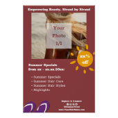 Friseursalon - Individuelle Sommerspezialitäten Poster (Vorderseite)