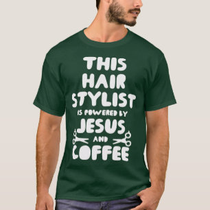Friseursalon Jesus-Gott-Bibel T-Shirt