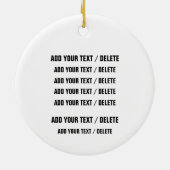 Friseursalon Keramik Ornament (Hinten)