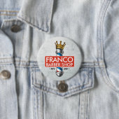 Friseursalon King Crown Barber Pole Hair Salon Button (Beispiel)