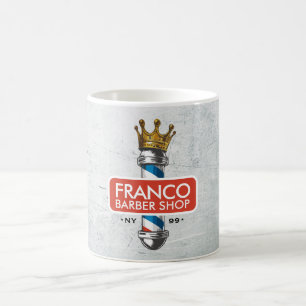 Friseursalon King Crown Barber Pole Hair Salon Kaffeetasse