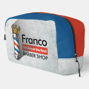 Friseursalon King Crown Barber Pole Hair Salon Waschbeutel