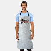 Friseursalon King Crown Barber Pole Schürze (Getragen)