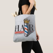 Friseursalon King Crown Barber Pole Tasche (Von Nahem)