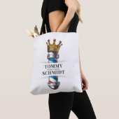 Friseursalon King Crown Barber Pole Tasche (Von Nahem)