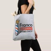 Friseursalon King Crown Barber Pole Tasche (Von Nahem)