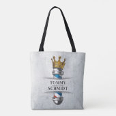 Friseursalon King Crown Barber Pole Tasche (Rückseite)
