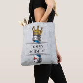 Friseursalon King Crown Barber Pole Tasche (Von Nahem)