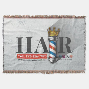 Friseursalon King Crown Friseurstange Haarsalon Decke