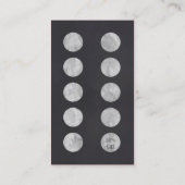 Friseursalon-Kundenloyalitäts-Visitenkarte Treuekarte (Rückseite)