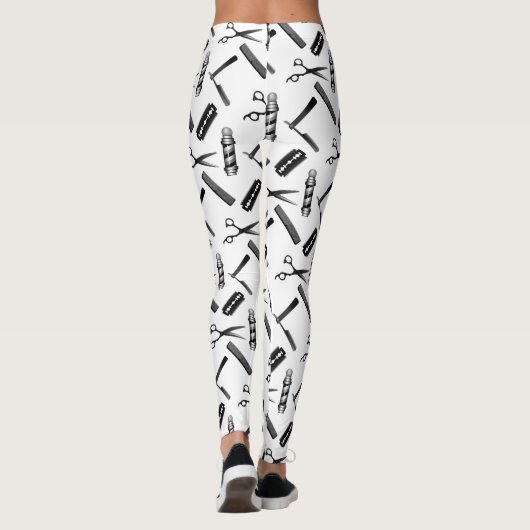 Friseursalon Leggings (Rückseite)