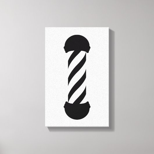 Friseursalon Leinwanddruck (Vorderseite)