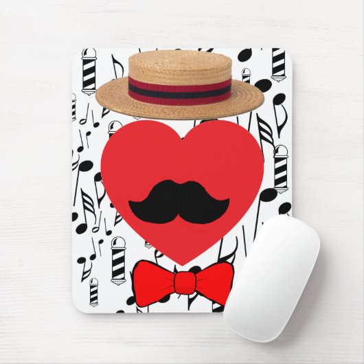 Friseursalon-Liebhaber Mousepad (Mit Mouse)