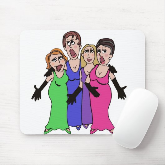 Friseursalon-Liebhaber Mousepad (Mit Mouse)