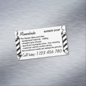 Friseursalon Magnetische Visitenkarte (Beispiel)