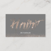 Friseursalon Moderne Rose Goldmedaille Terminkarte (Vorderseite)