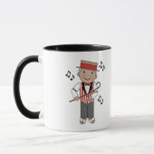 Friseursalon-Musik-Sänger-Geschenk Tasse (Links)