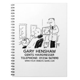 Friseursalon Notizblock