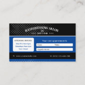 Friseursalon | Perfekt Visitenkarte (Rückseite)