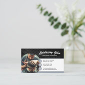 Friseursalon | Perfekt Visitenkarte (Stehend Vorderseite)