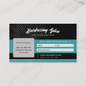 Friseursalon | Perfekt Visitenkarte (Rückseite)