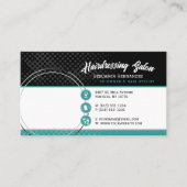 Friseursalon | Perfekt Visitenkarte (Vorderseite)