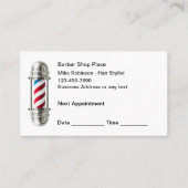 Friseursalon - Personalausweis Terminkarte (Vorderseite)
