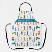 Friseursalon Personalisiert Schürze (Vorderseite)