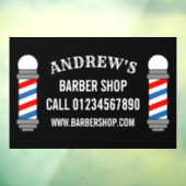 Friseursalon-Pole Fensteraufkleber (Blatt 3)