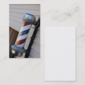 Friseursalon-Pole-Visitenkarten Visitenkarte (Vorne/Hinten)