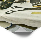 Friseursalon Poster (Ecke)