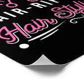 Friseursalon Poster (Ecke)