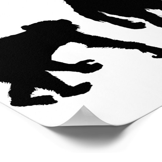 Friseursalon Poster (Ecke)