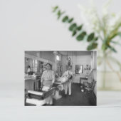 Friseursalon Postkarte (Stehend Vorderseite)