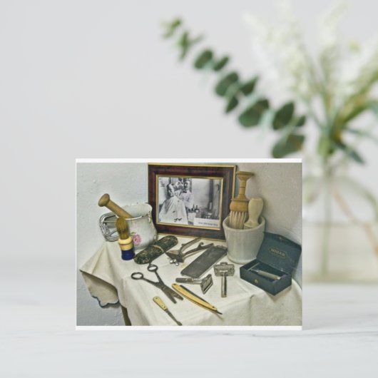 Friseursalon Postkarte (Stehend Vorderseite)