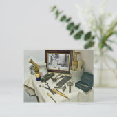 Friseursalon Postkarte (Stehend Vorderseite)