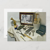 Friseursalon Postkarte (Vorne/Hinten)