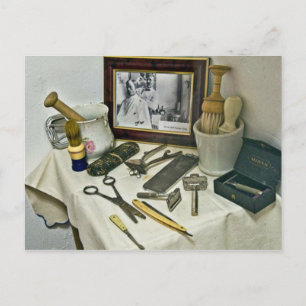 Friseursalon Postkarte