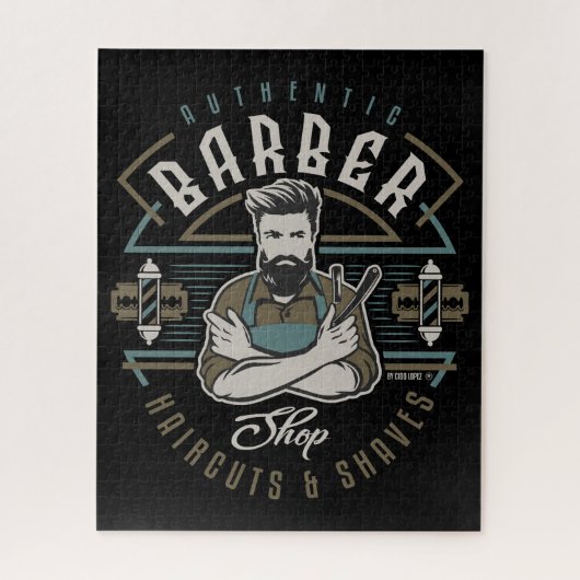 Friseursalon Puzzle (Vertikal)