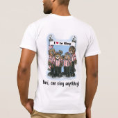 Friseursalon-Quartett-Shirt - Bari T-Shirt (Rückseite)